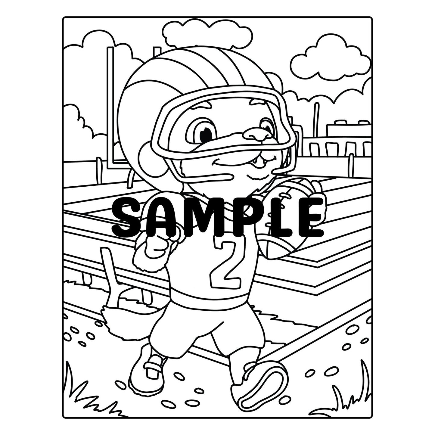 Amerikansk Fodbold - Print Selv