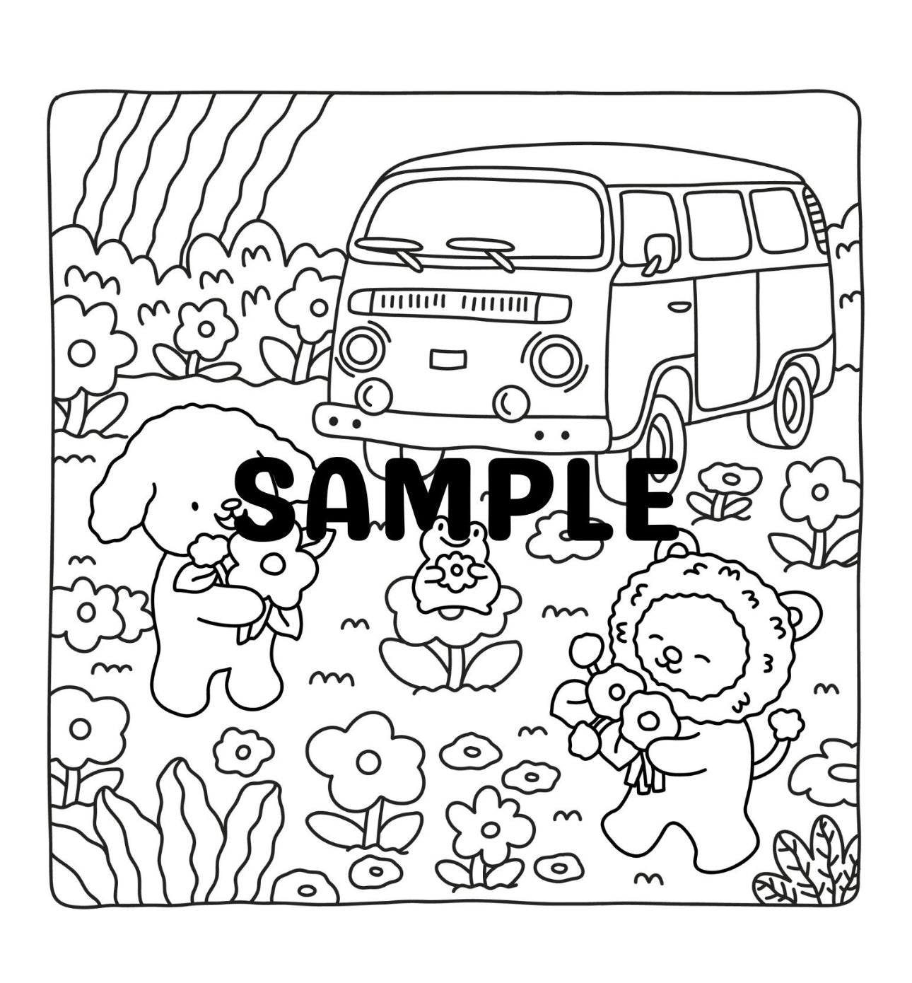 Road Trip Venner - Print Selv
