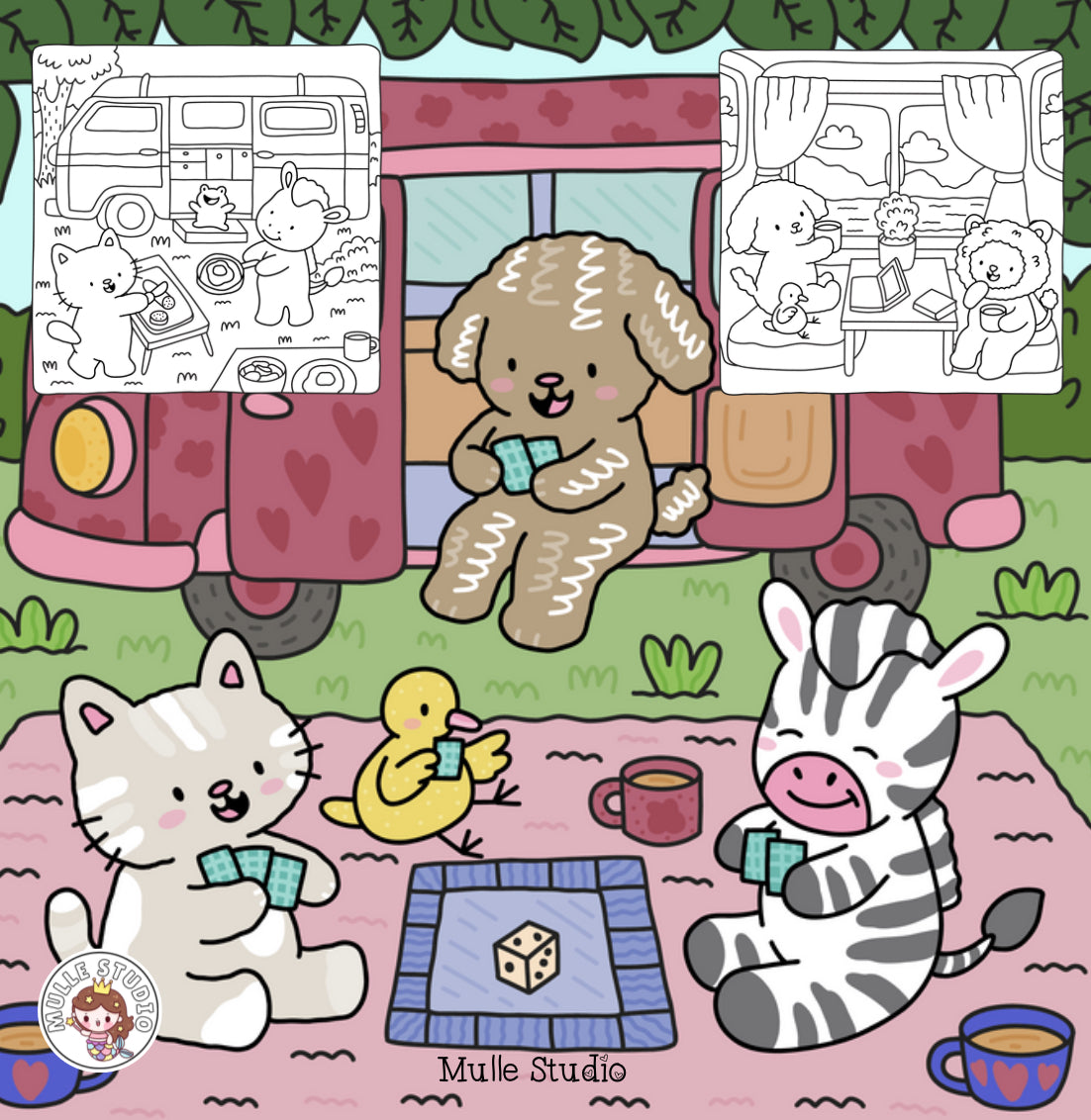 Road Trip Venner - Malebog