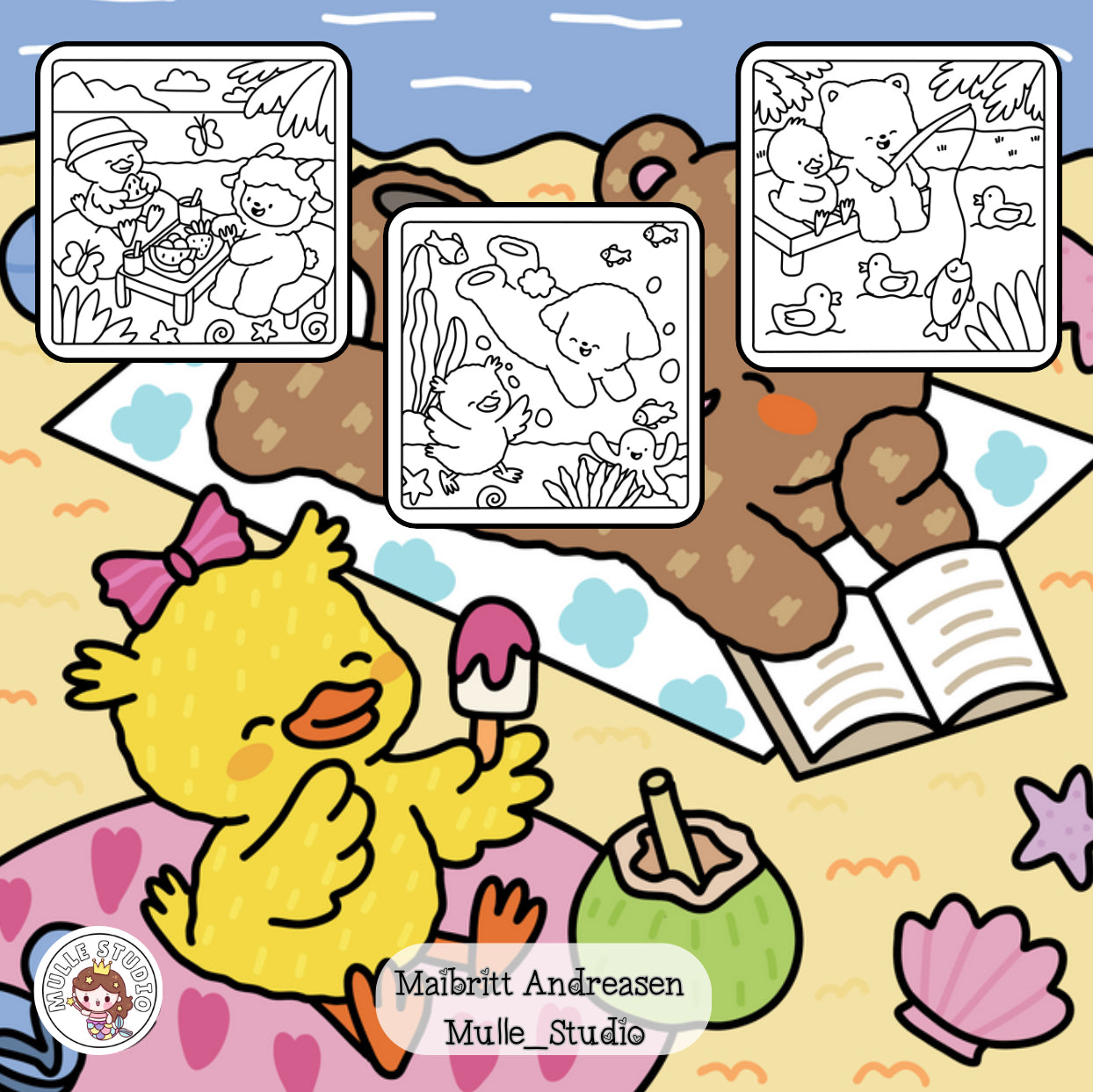 Ferie Venner - Malebog