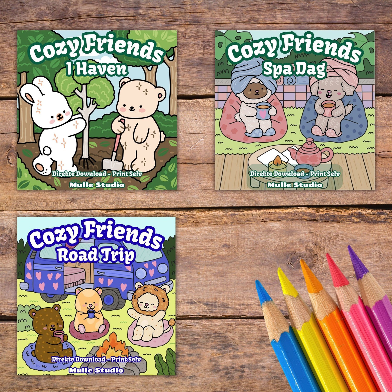 Cozy friends - Print selv pakker