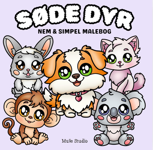 Søde Dyr - Malebog