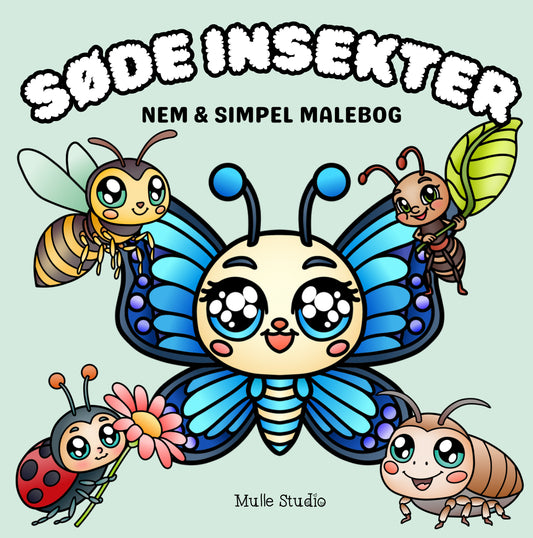 Søde Insekter - Malebog