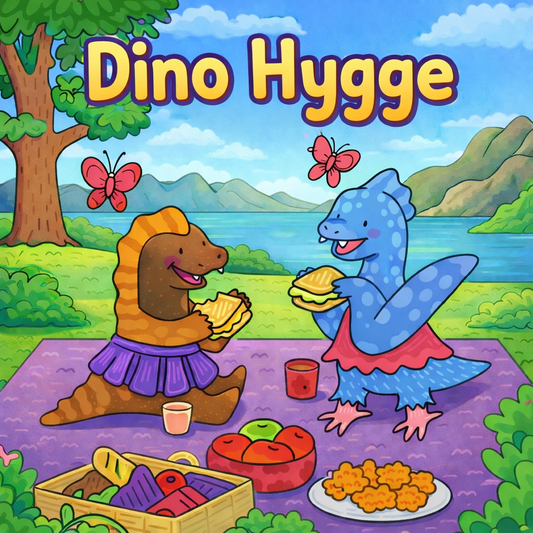Dino Hygge - Print Selv Hygge Pakke