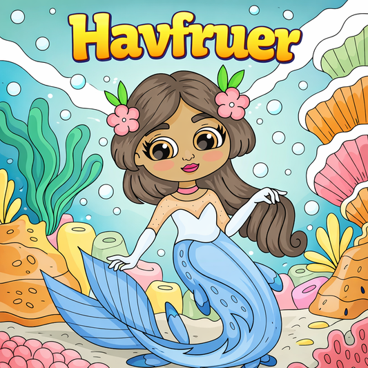 Havfruer - Print Selv Hygge pakke