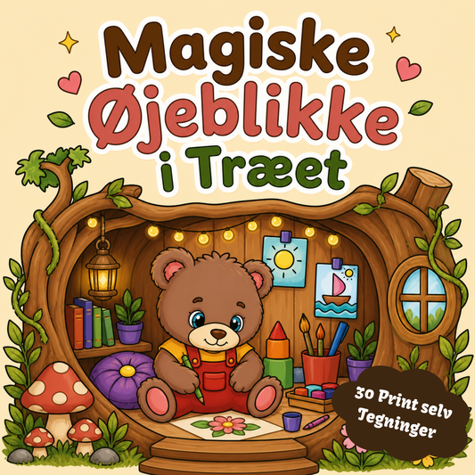 Magiske øjeblikke i træet - Print selv tegninger