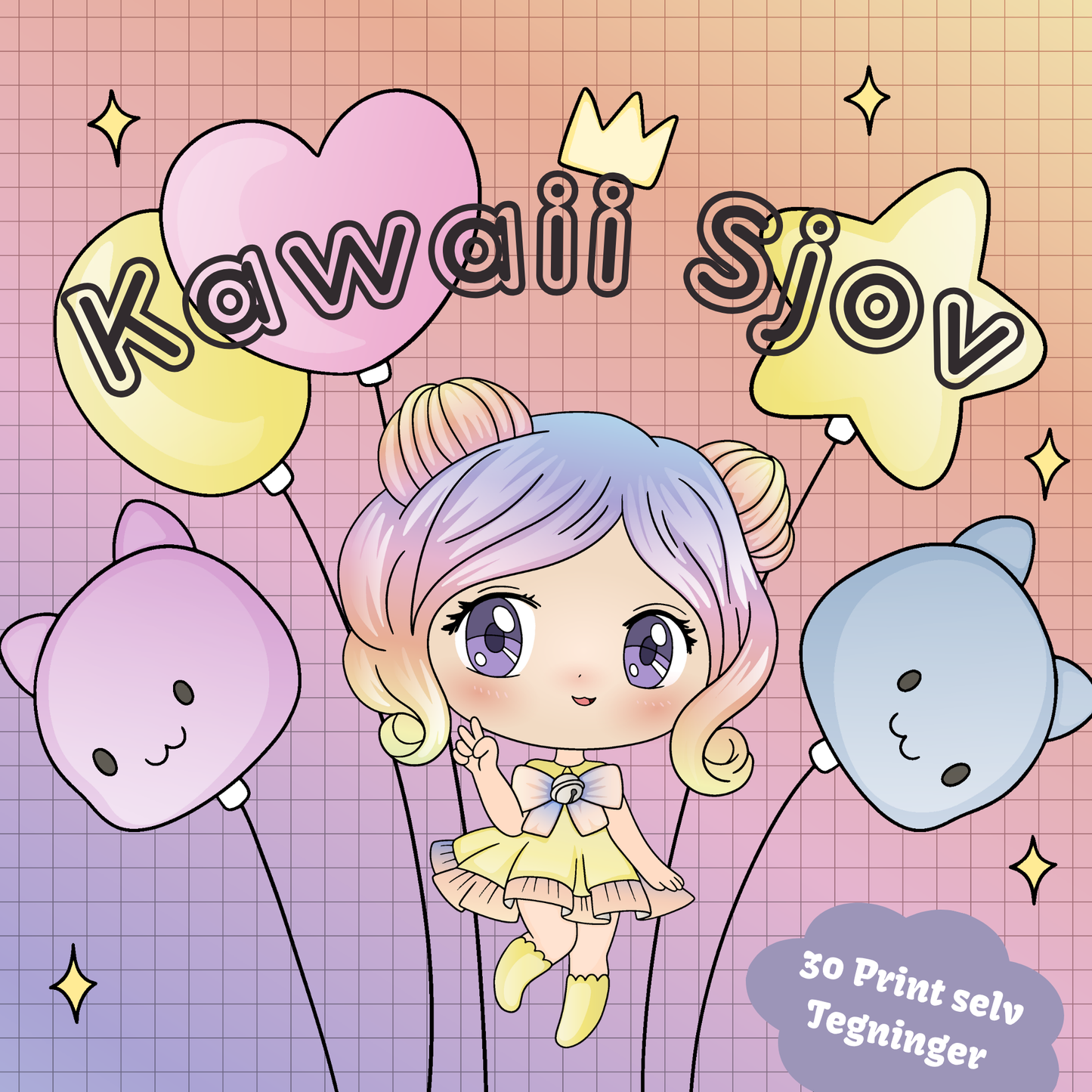 Kawaii Sjov - Print Selv Tegninger