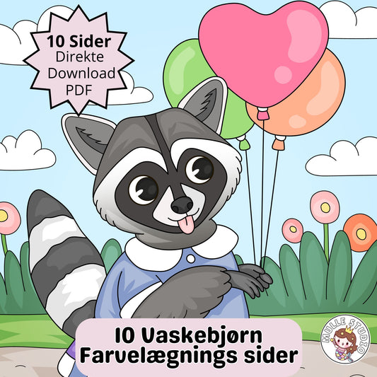 Vaskebjørne 1 - Print selv